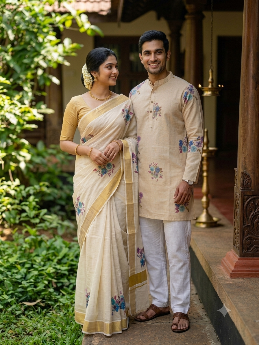 Lavanya blue couple twinning set