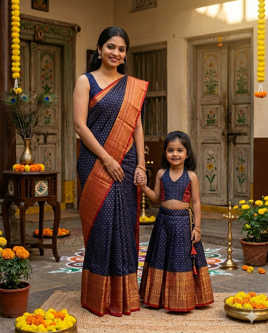 Swarna Kanchana Duo Ethnic Twinning