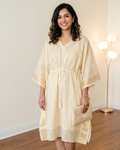 Ethnic Striped Caftan