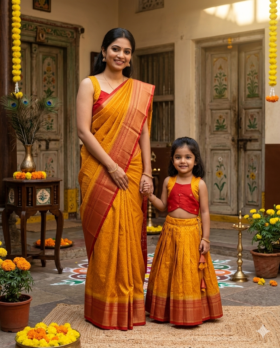 Swarna Leela Duo Ethnic Twinning