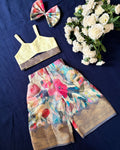 Lil Floral Muse Palazzo set