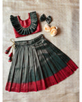 Margazhi Pattu Lehenga Set