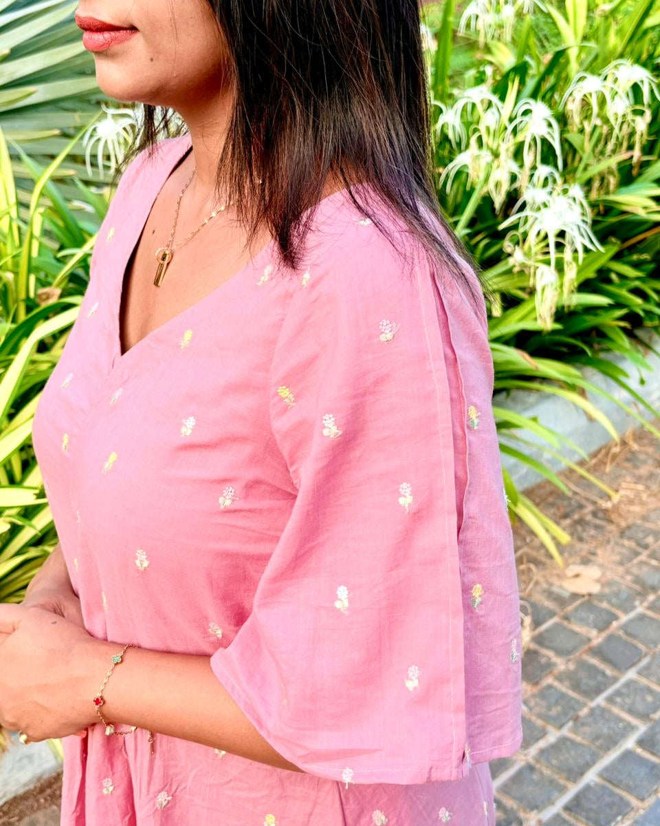 Pink Casual Wear Dress