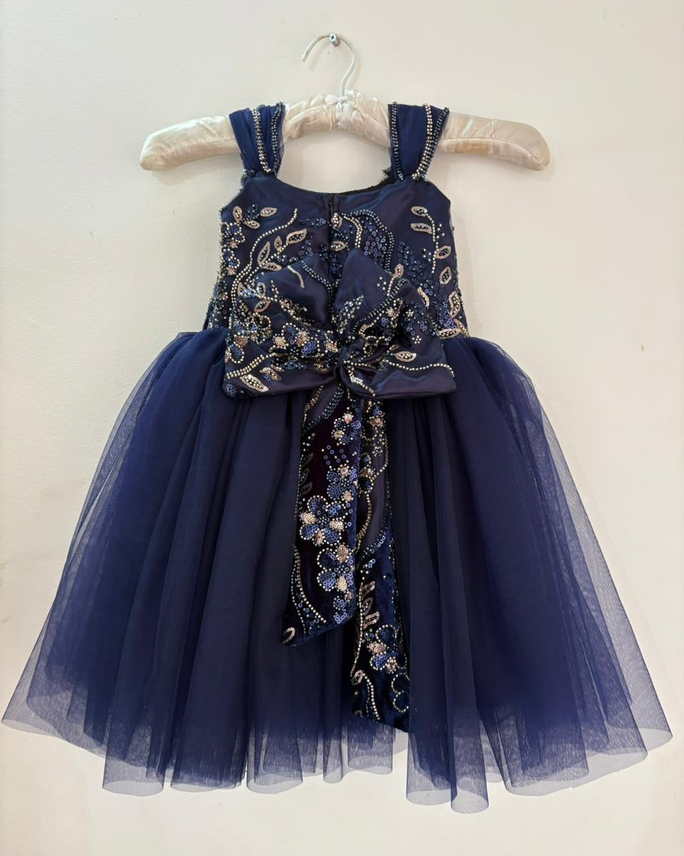 Navy Blue Birthday Dress