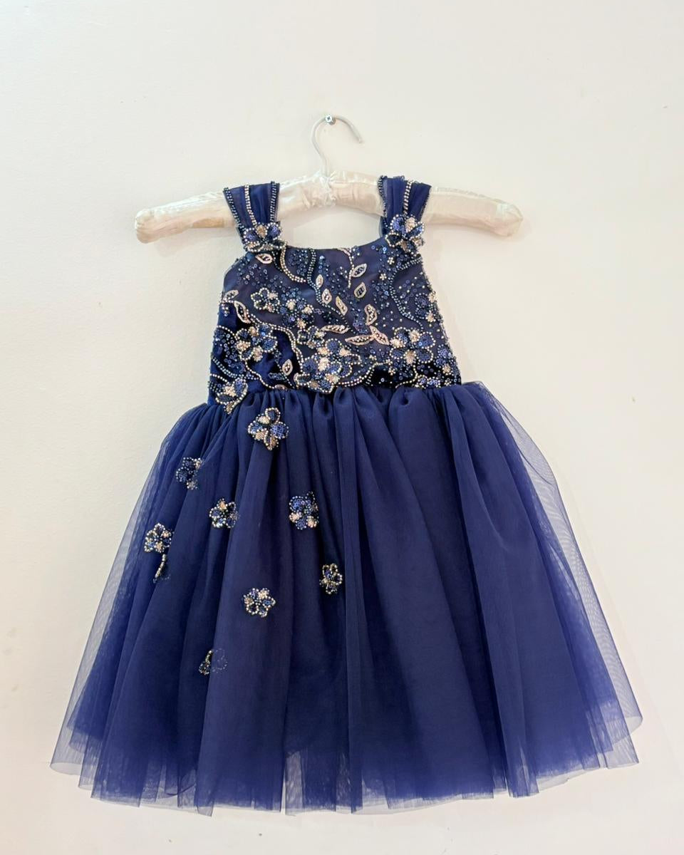 Navy Blue Birthday Dress
