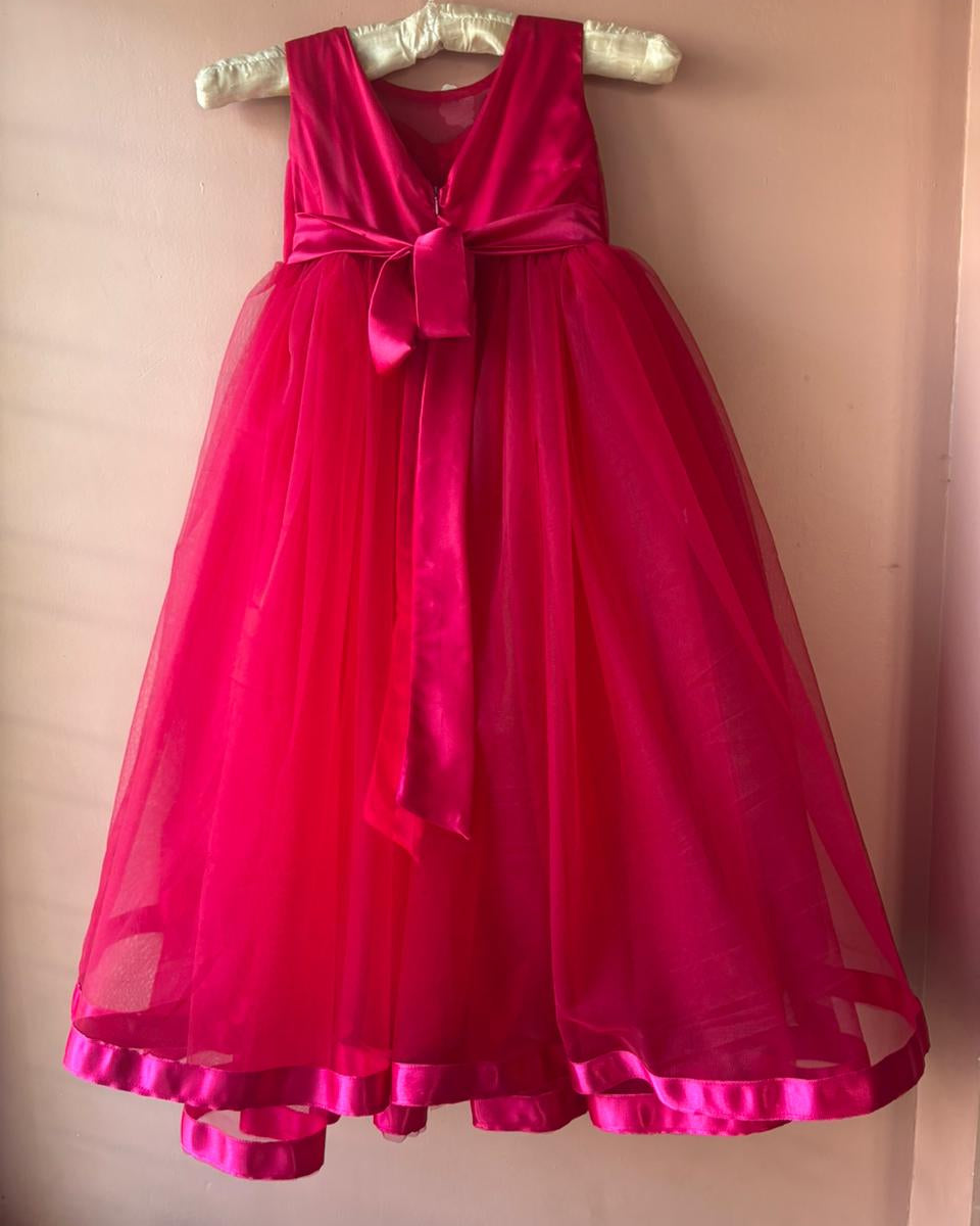 High Low Red Birthday Dress