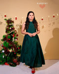 Gathered Side Panel Dress