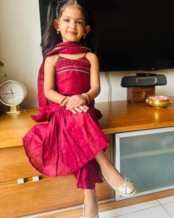Kids 3-piece Kurti Set