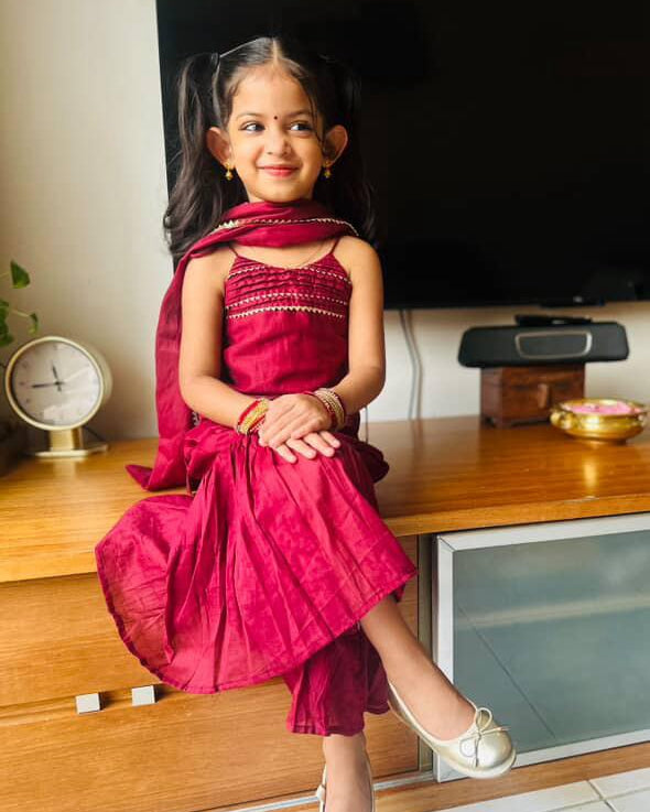 Kids 3-piece Kurti Set