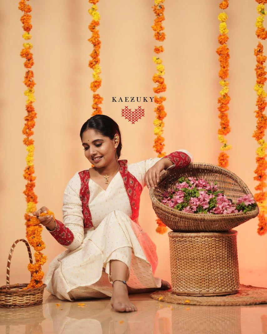 Ajrakh Mix Onam Anarkali