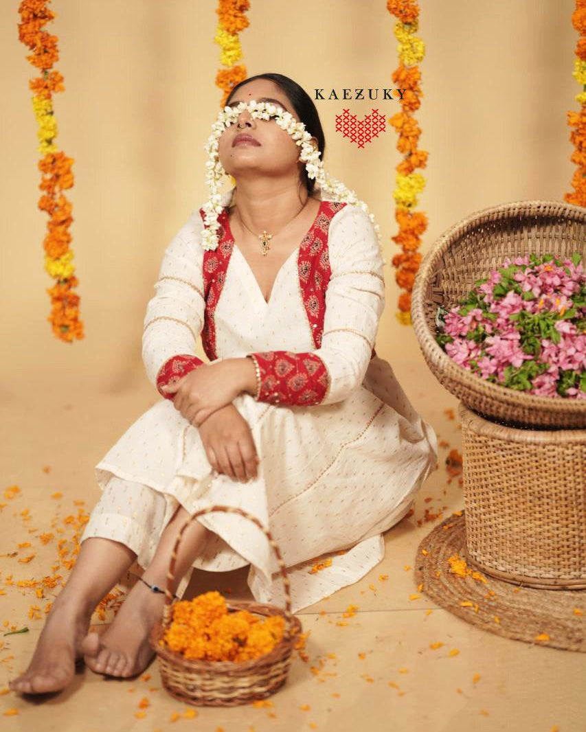 Ajrakh Mix Onam Anarkali
