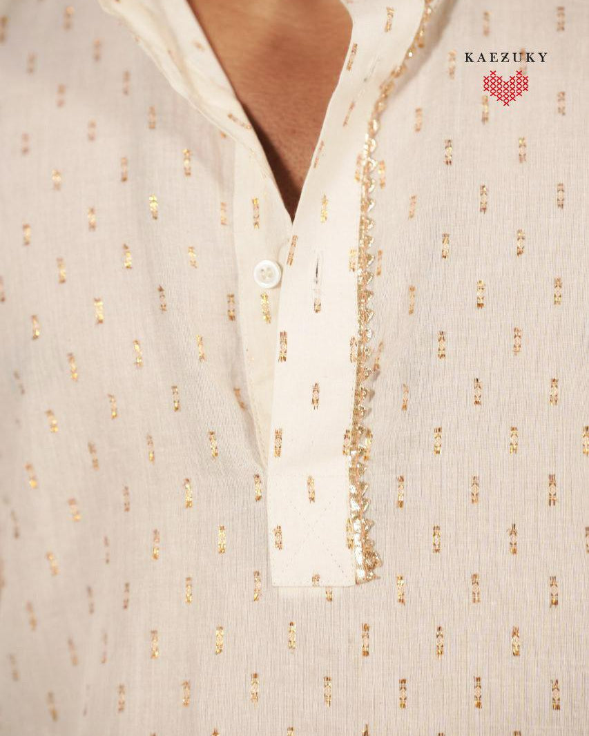 Onam Dot Design Kurta