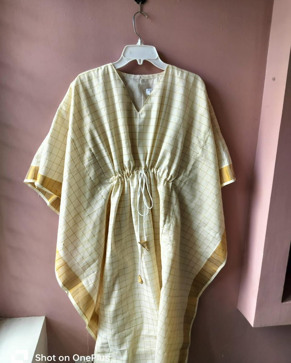 Ethnic Checked Caftan