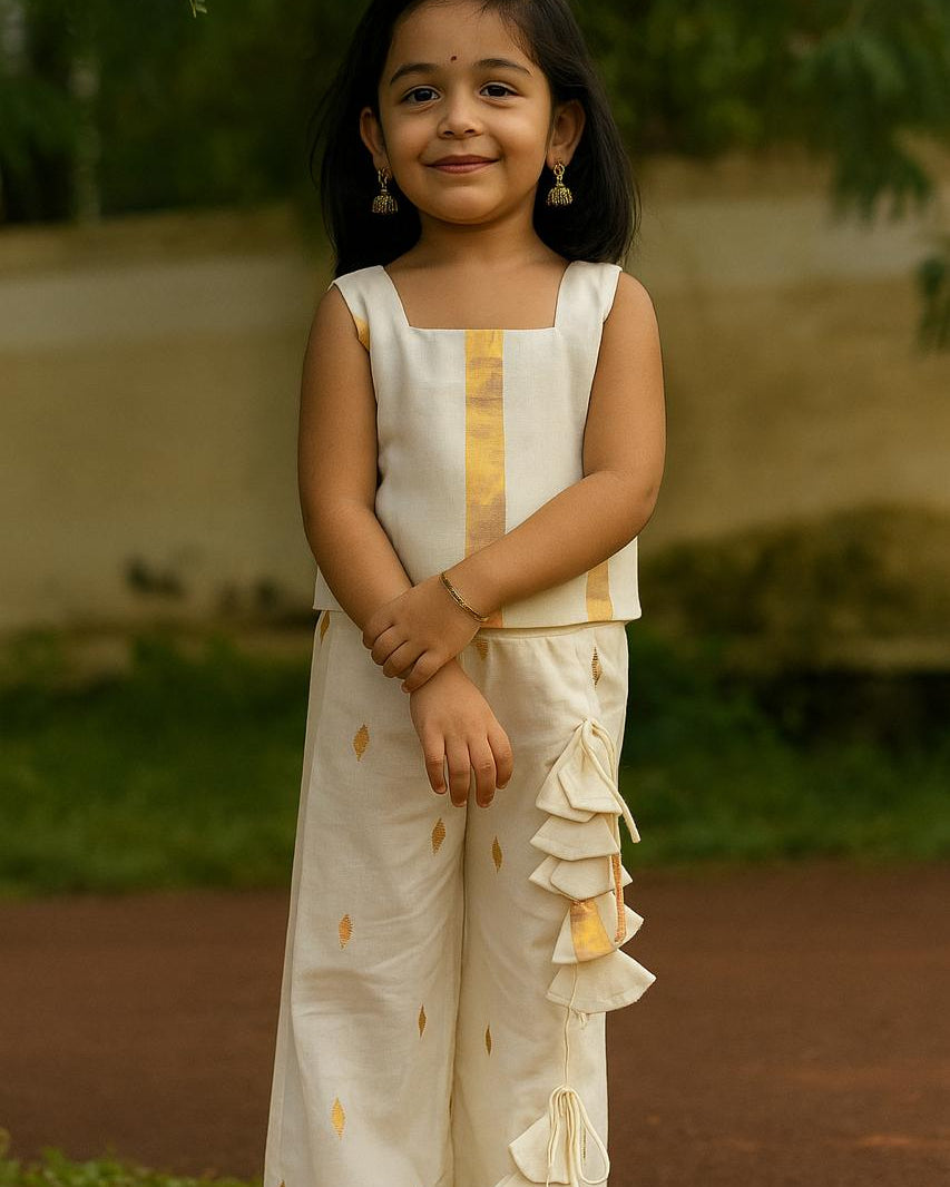 Kid’s Onam Palazzo Set