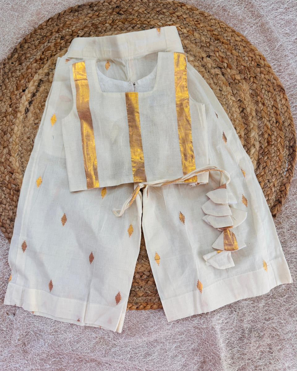 Kid’s Onam Palazzo Set