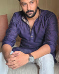 Men's Blue Kurta
