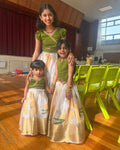 Siblings Twinning Pattupavada Set