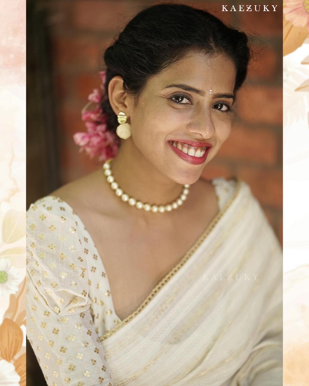 Onam Striped Saree