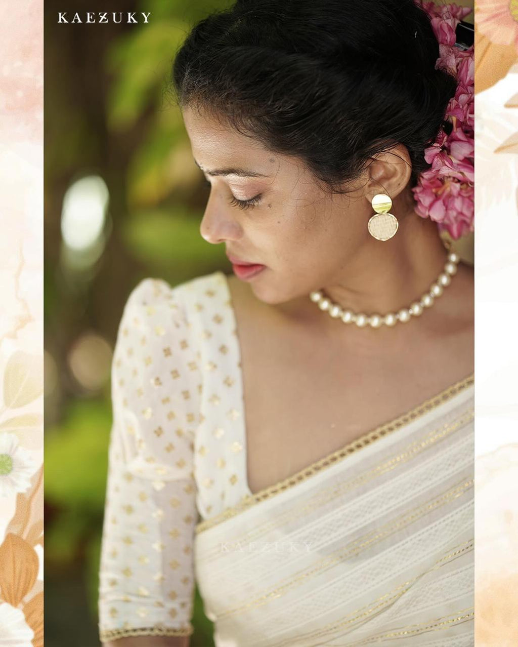 Onam Striped Saree