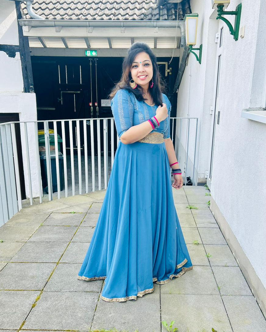 Blue Ethnic Family Twinning