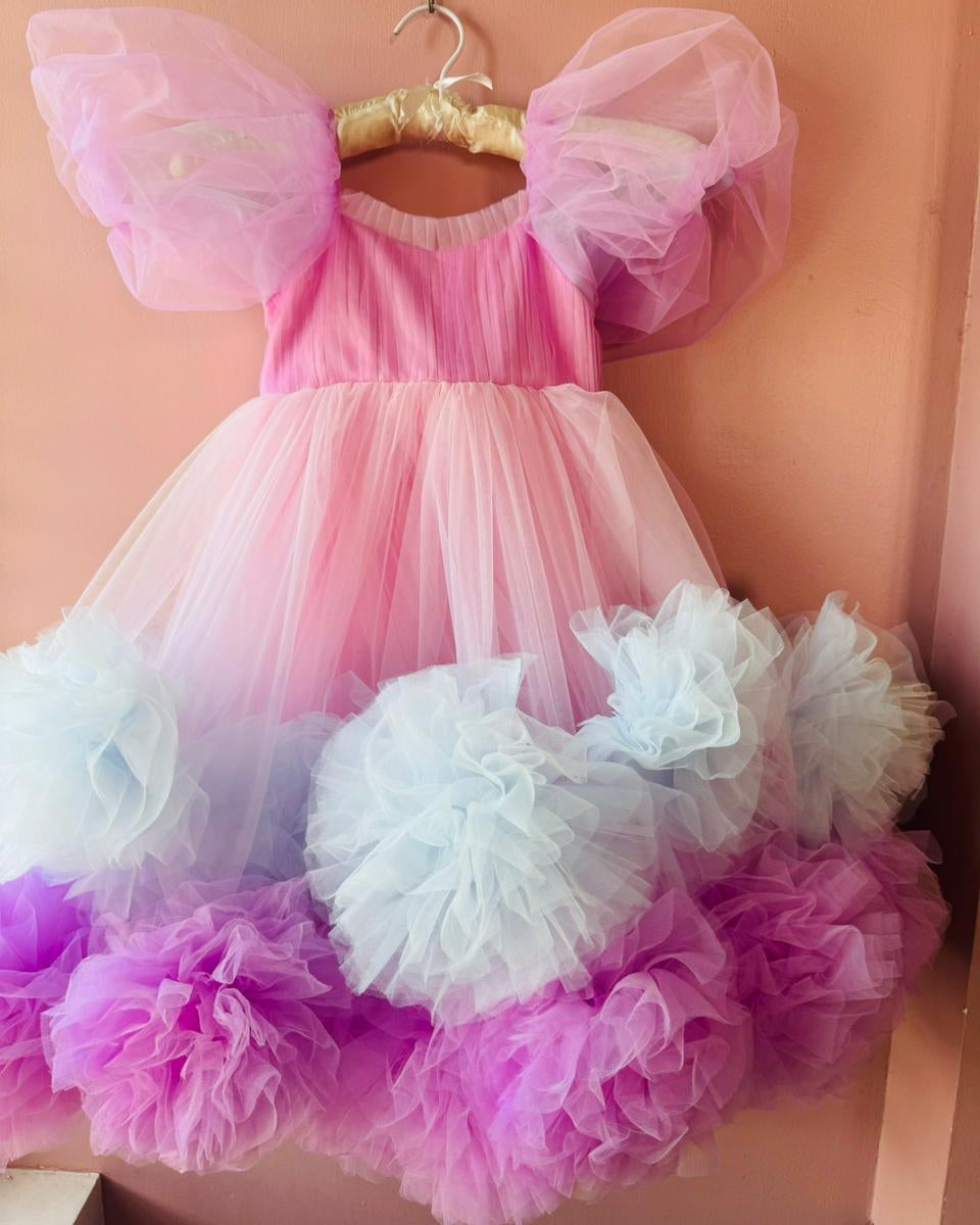 Cotton Candy Birthday Dress