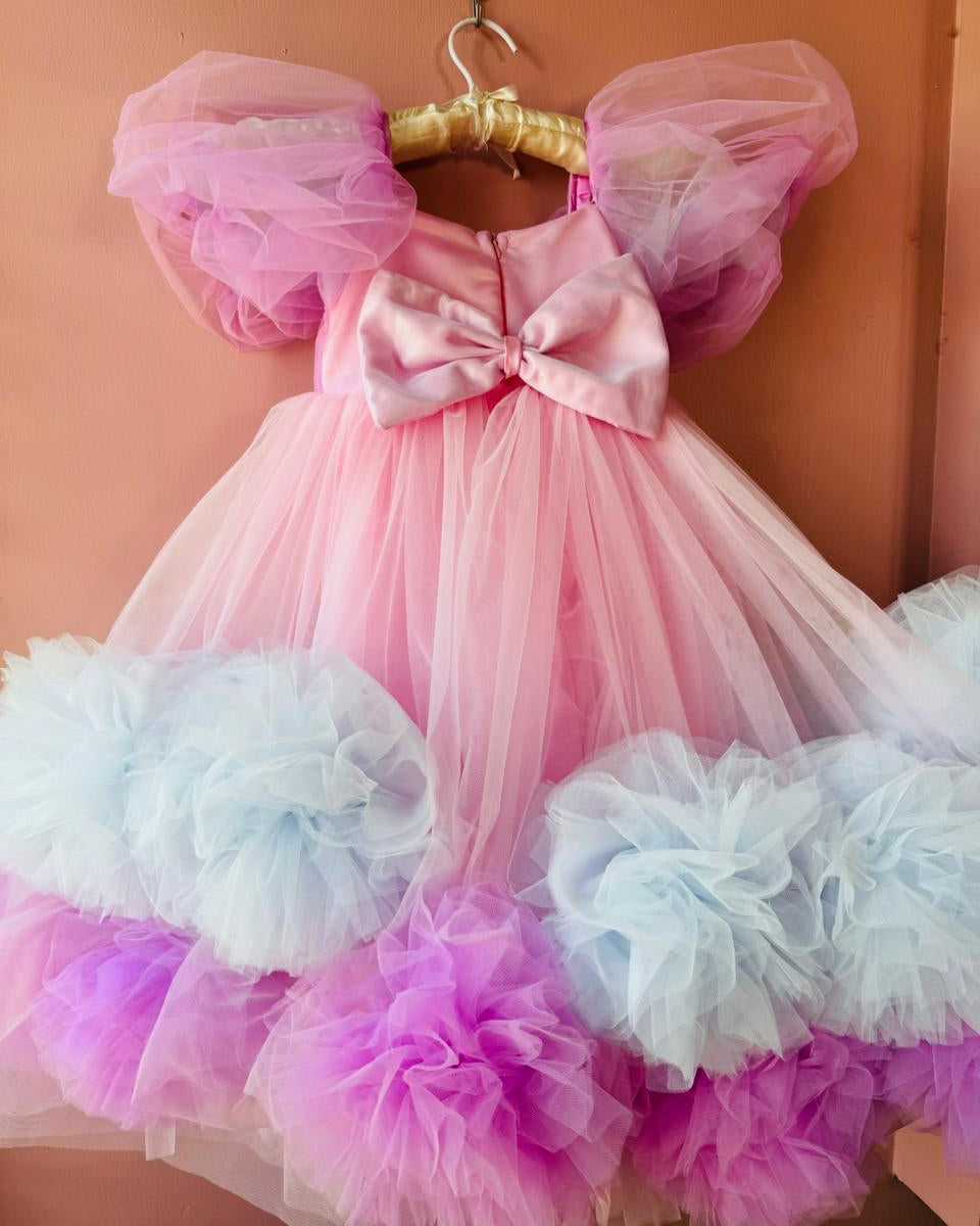 Cotton Candy Birthday Dress
