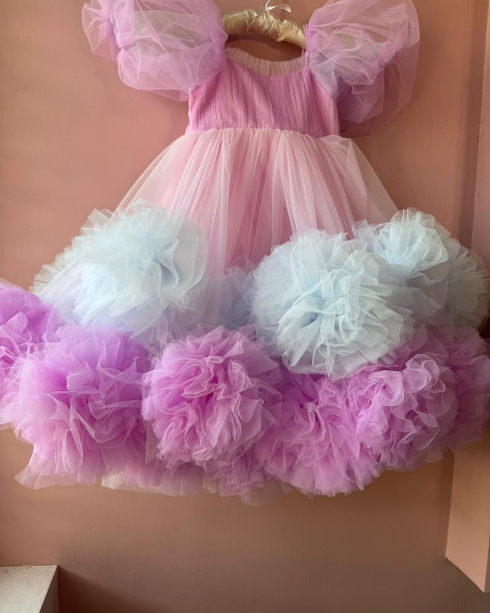 Cotton Candy Birthday Dress