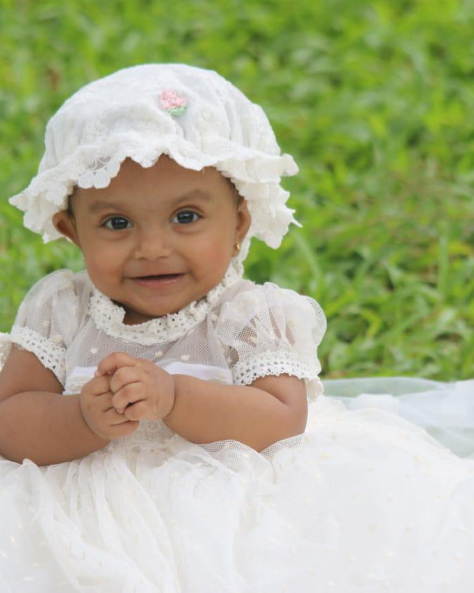 Baby Long Trail Baptism Dress