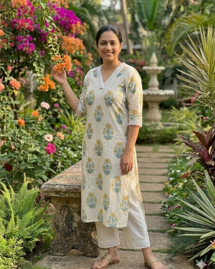 Floral A-line Co-ord Set