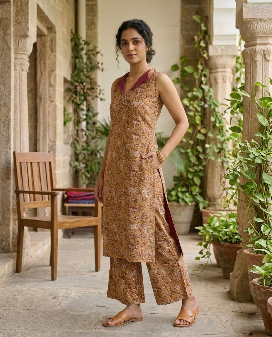 Kalamkari Co-ord Set