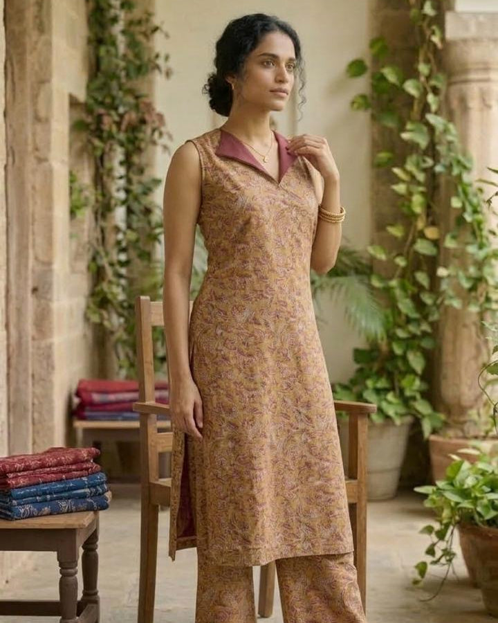 Kalamkari Co-ord Set