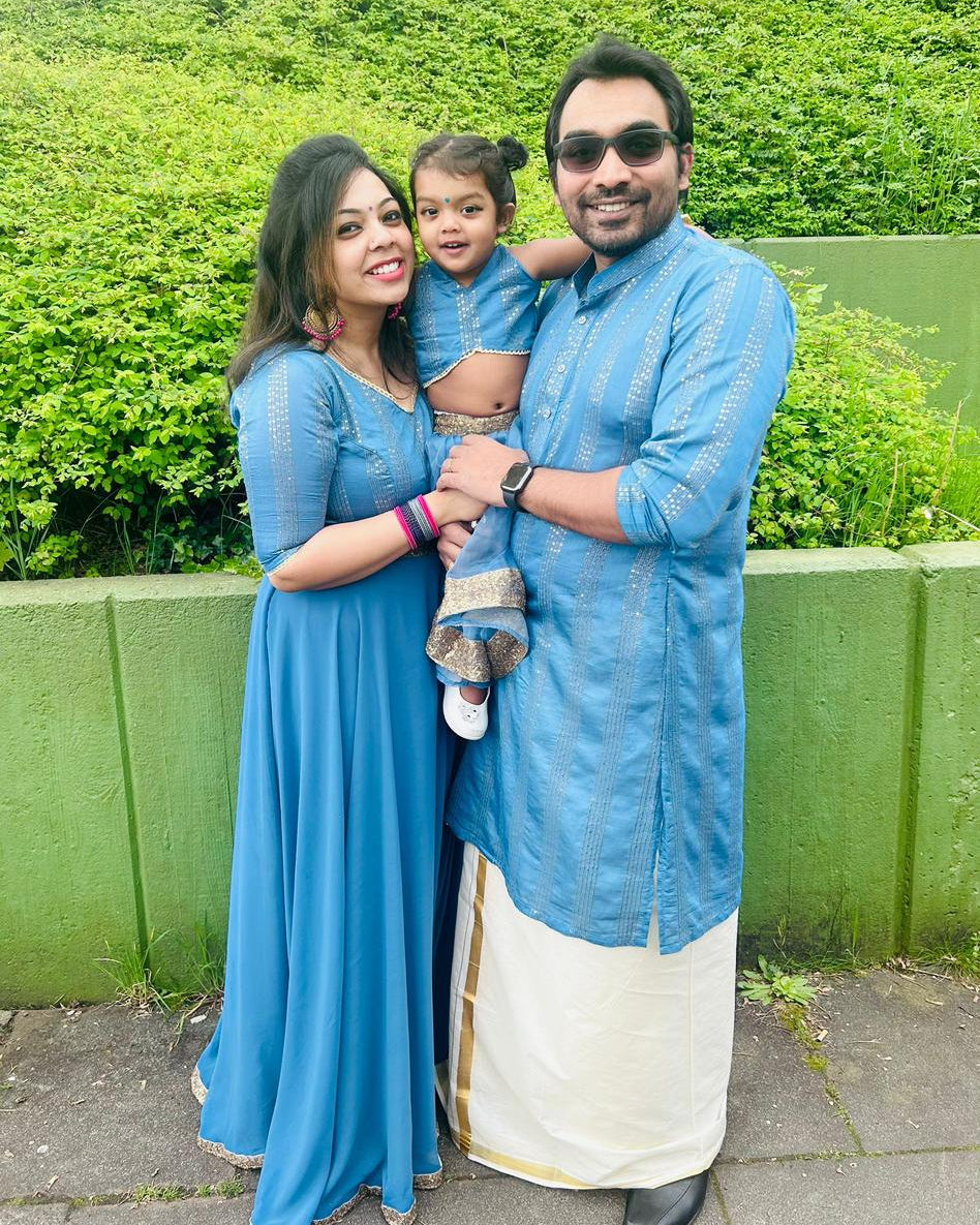 Blue Ethnic Family Twinning
