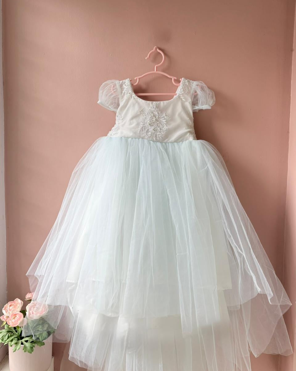 White High Low Birthday Dress