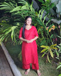 Solid Red Co-ord Set