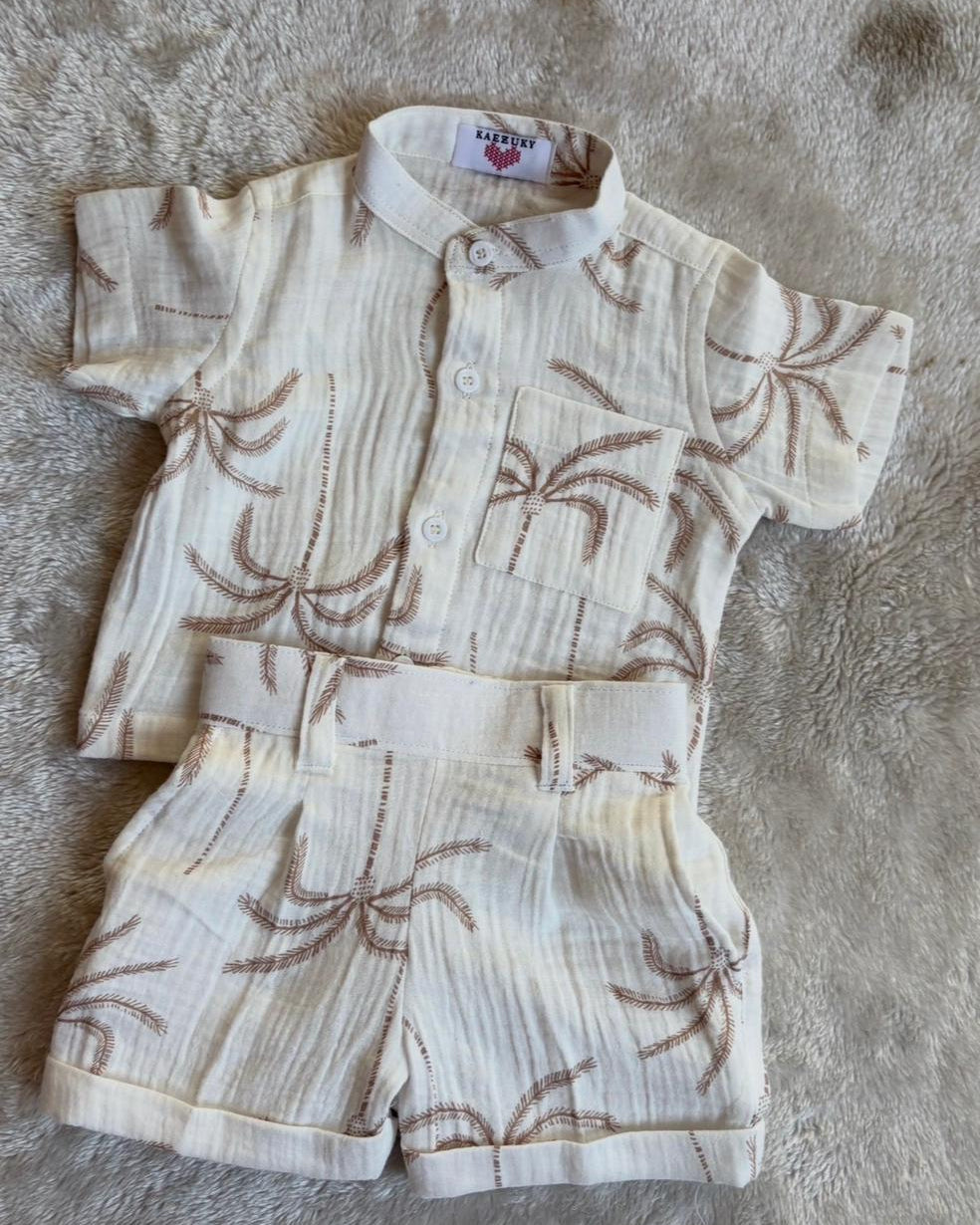 Boys Tree Print Set