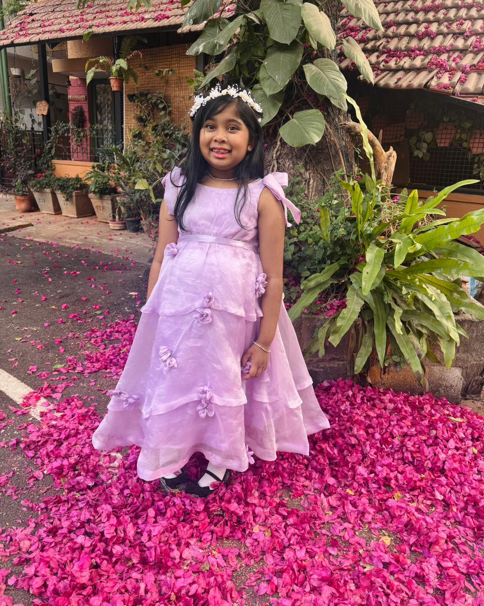 Pure Organza Birthday Dress