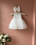 White Tulle Baby Dress