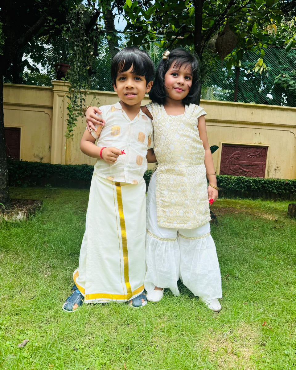 Sharara Shirt Siblings Twinning Set