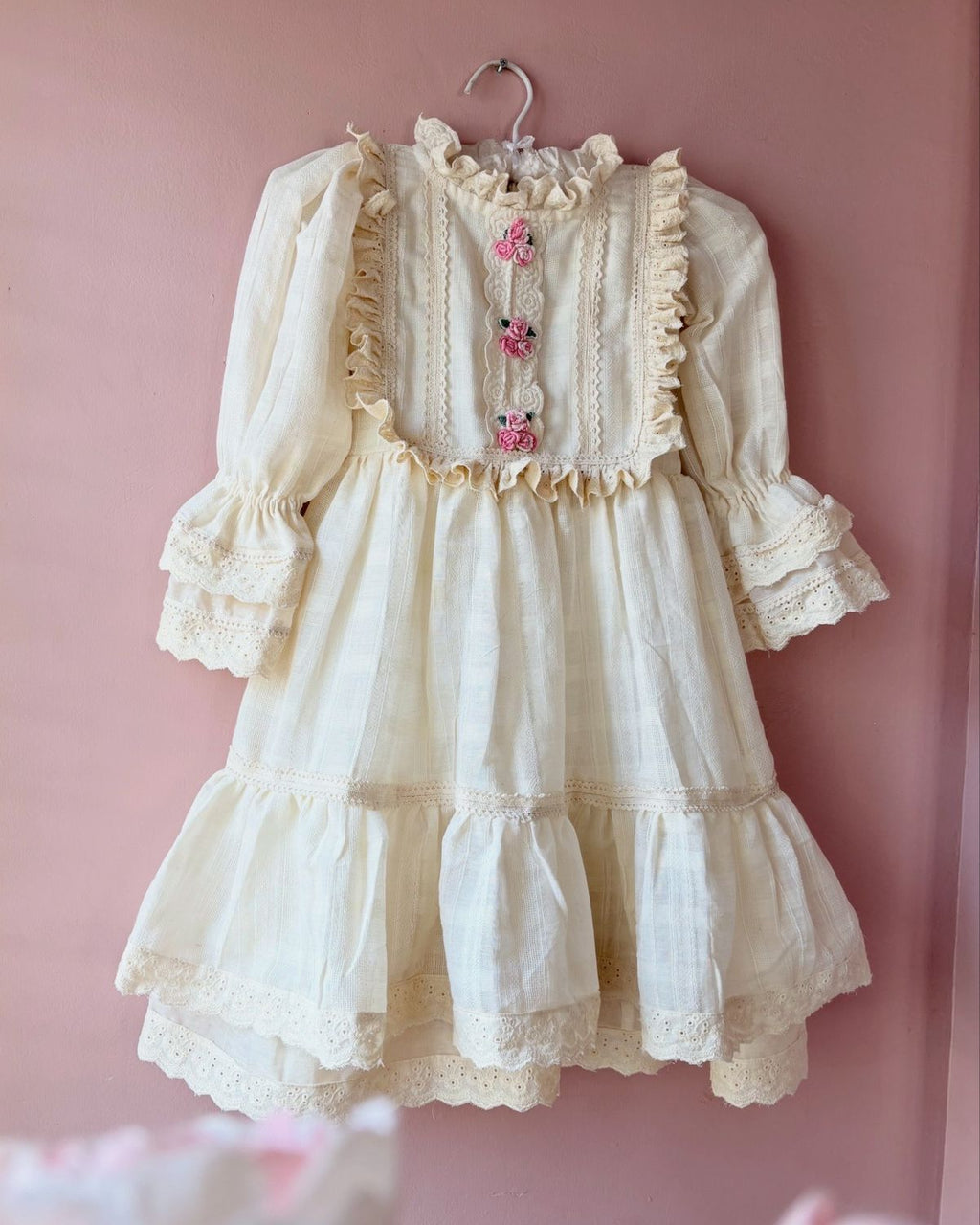 Off White Full Sleeve Dress