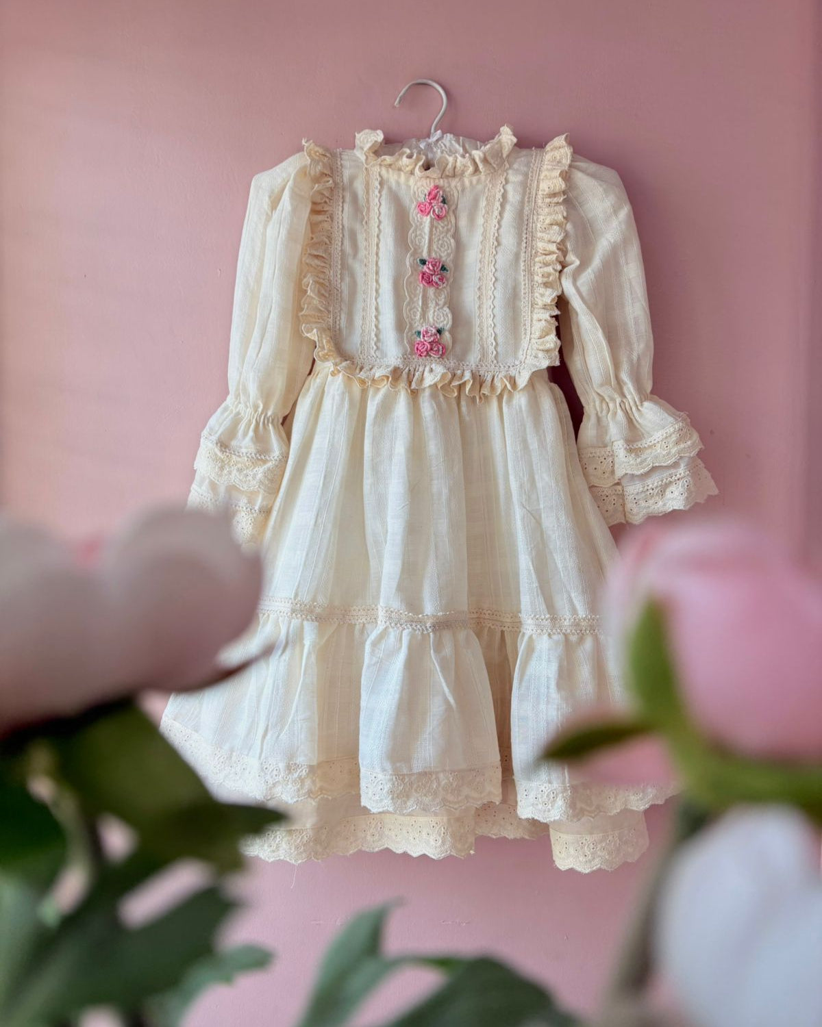 Off White Full Sleeve Dress