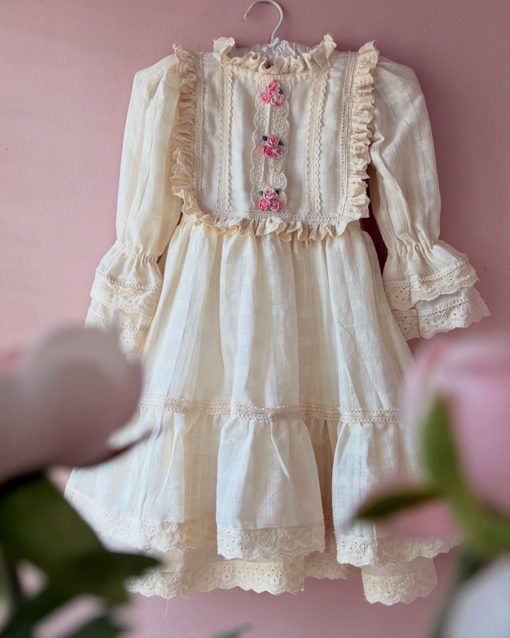 Off White Full Sleeve Dress