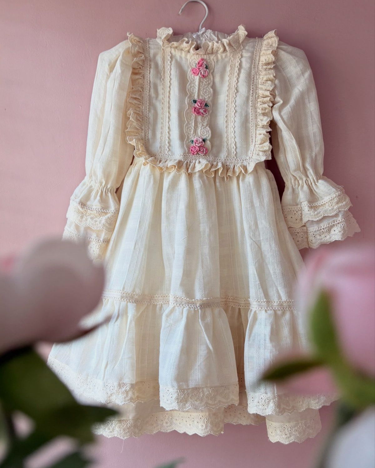 Off White Full Sleeve Dress