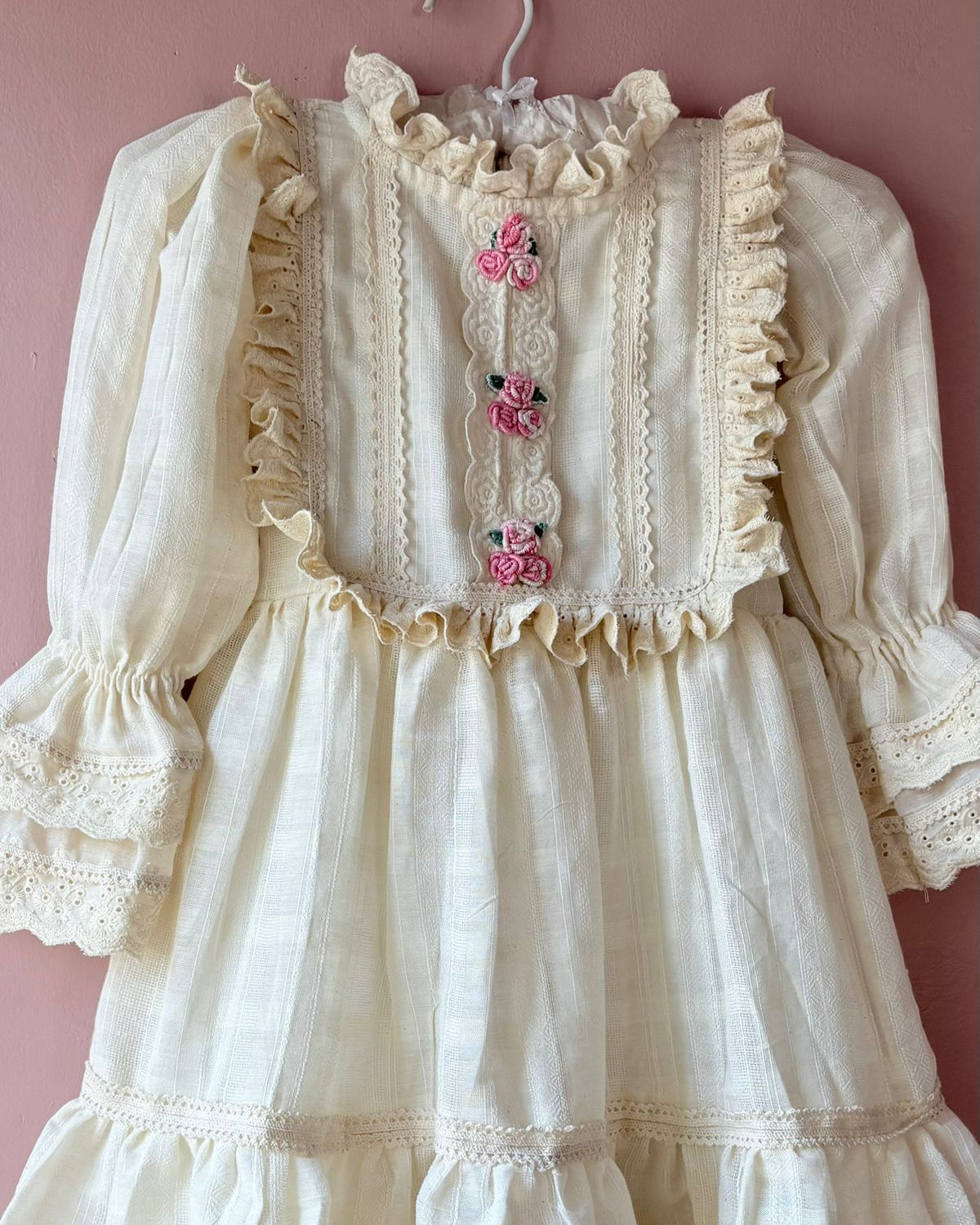 Off White Full Sleeve Dress