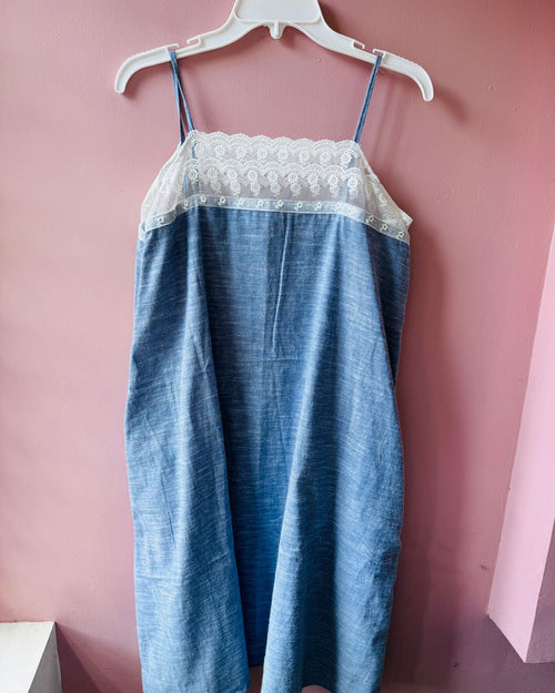 Blue Lace Detail Lounge wear
