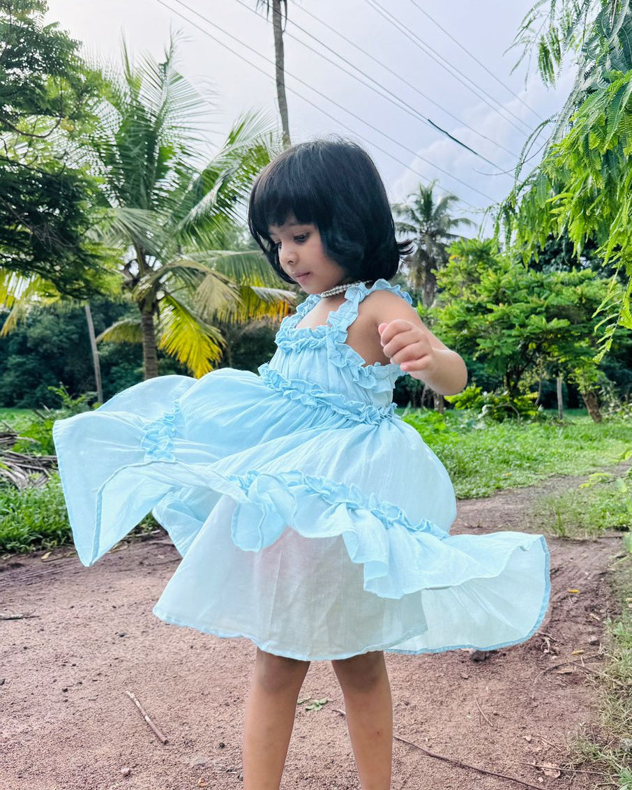 Comfy Blue Baby Dress