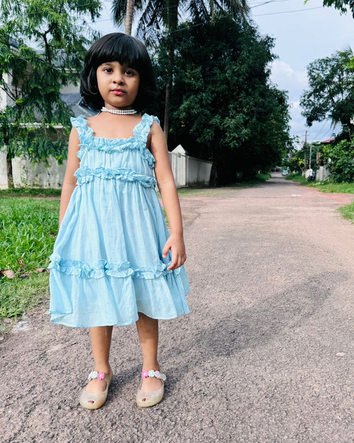 Comfy Blue Baby Dress