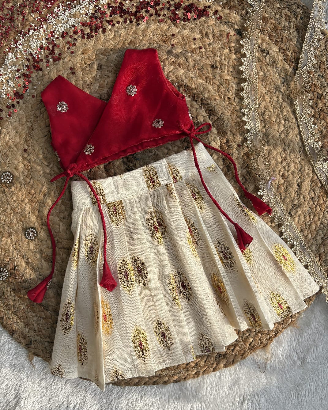 Ruby Kasavu Set
