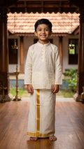 Gold dot kurta