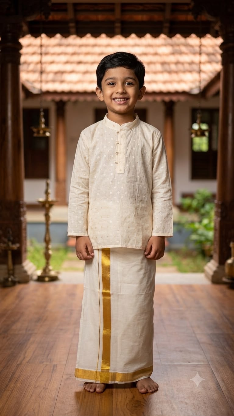 Gold dot kurta